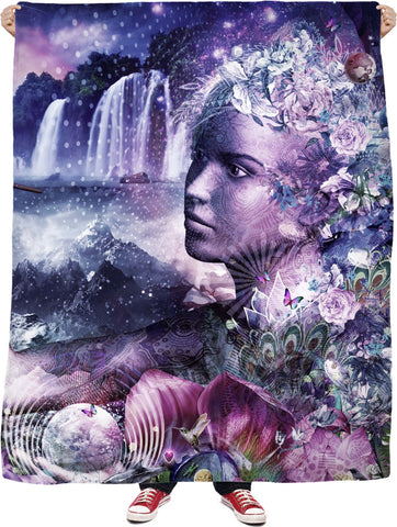 Nature Vibes Fleece Blanket