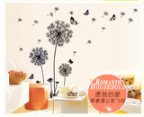 Butterflies and Dandelions Bedroom Wall Stickers