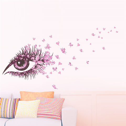 Charming Fairy Girl Eye Wall Sticker For Kids' Room